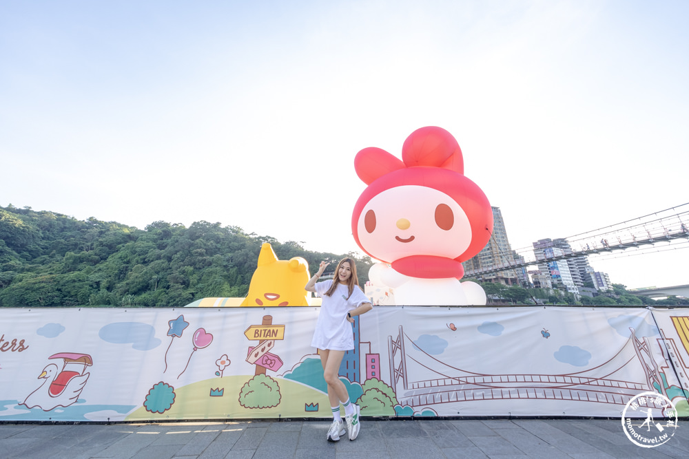 2023碧潭三麗鷗地景藝術展|繼碧潭水舞後，碧潭東岸廣場最熱鬧活動登場！(有捷運.交通停車.展出期間)