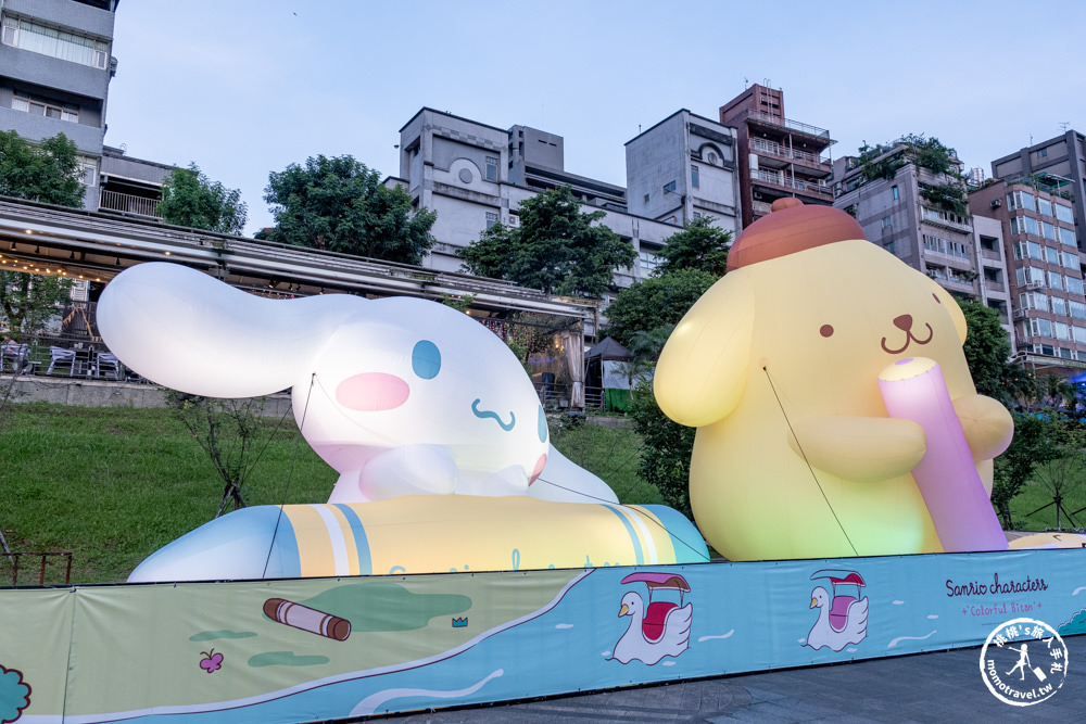 2023碧潭三麗鷗地景藝術展|繼碧潭水舞後，碧潭東岸廣場最熱鬧活動登場！(有捷運.交通停車.展出期間)