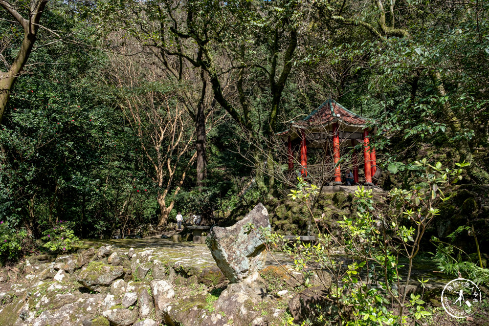 台北北投景點|陽明山秘境-小隱潭瀑布|神秘牛奶湖瀑布 藏身陽明山花鐘噴水池旁|無難度山林步道推薦