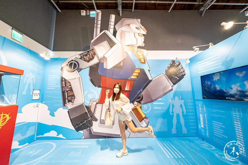 快閃店》鋼彈路跑GUNDAM RUN TAIPE限定快閃店(免門票)│210公分巨型初鋼RX-78-2經典登場 (展期.看點.商品價格)