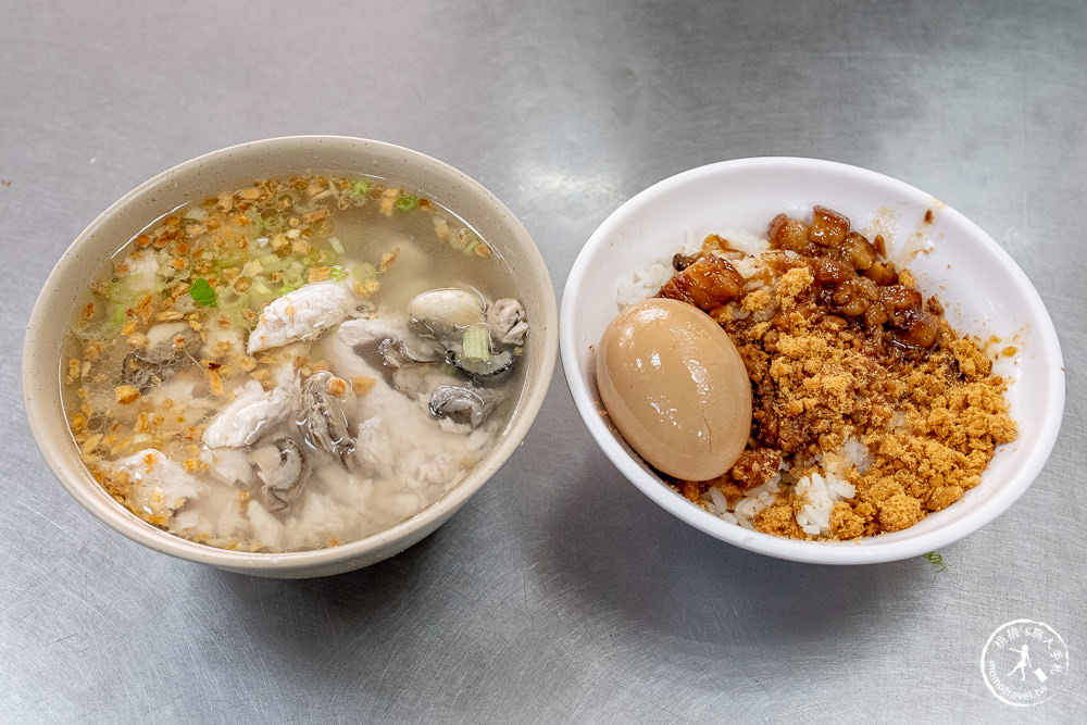 台南中西區美食|大勇街無名鹹粥|爆料鹹粥+虱目魚+蚵仔 百元不到佛心價推薦！