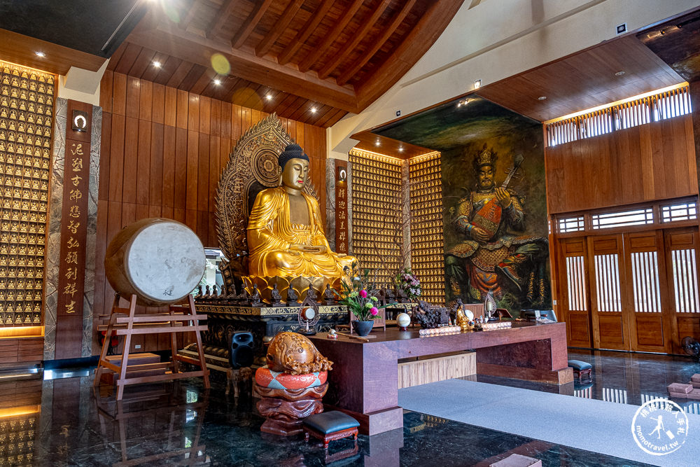 宜蘭員山景點|北后寺(免門票)-日式禪風落羽松庭園-五米高泥塑大佛.四大天王 靜謐莊嚴禮佛參訪推薦