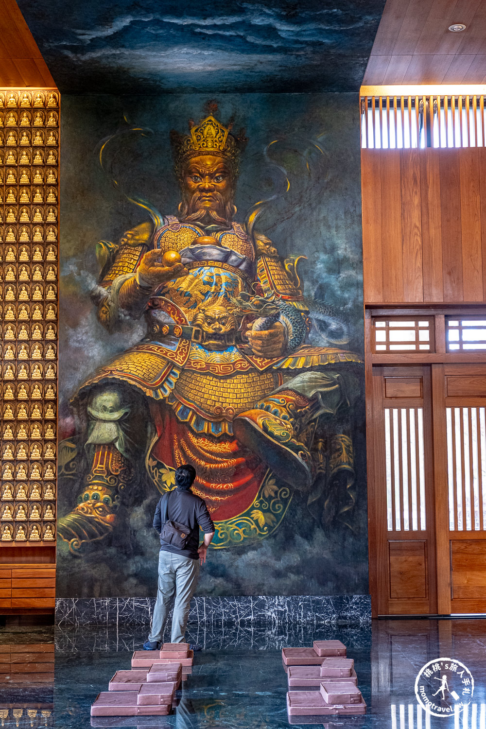 宜蘭員山景點|北后寺(免門票)-日式禪風落羽松庭園-五米高泥塑大佛.四大天王 靜謐莊嚴禮佛參訪推薦