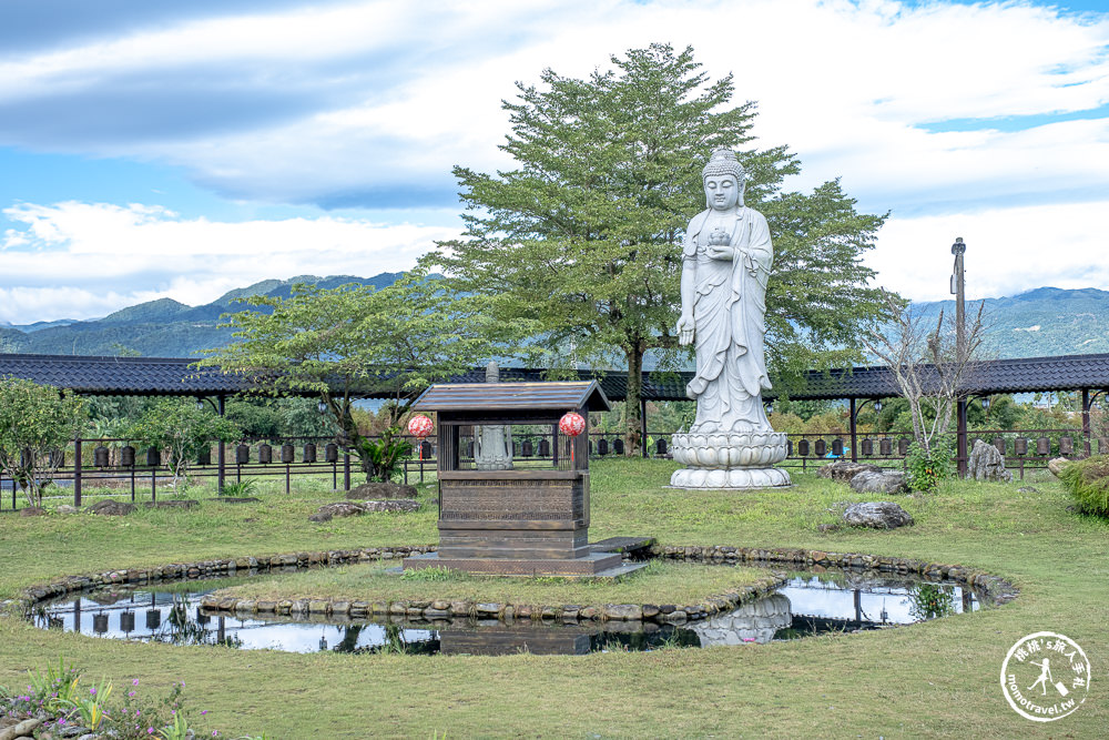 宜蘭員山景點|北后寺(免門票)-日式禪風落羽松庭園-五米高泥塑大佛.四大天王 靜謐莊嚴禮佛參訪推薦