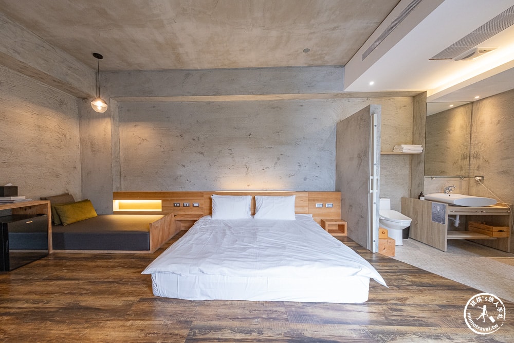 南投魚池住宿|日月潭山慕藝旅 Sun Moon Inn-質感清水模.陽光綠植.還有療癒超美的天井大廳