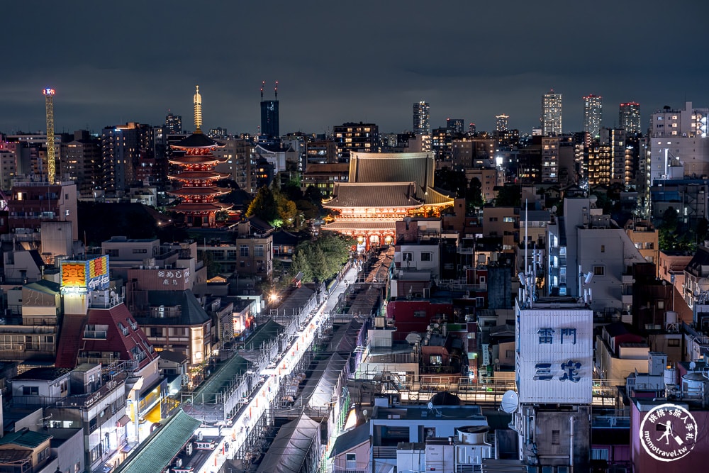 東京淺草景點|淺草文化觀光中心|免費夜景觀景台私房推薦