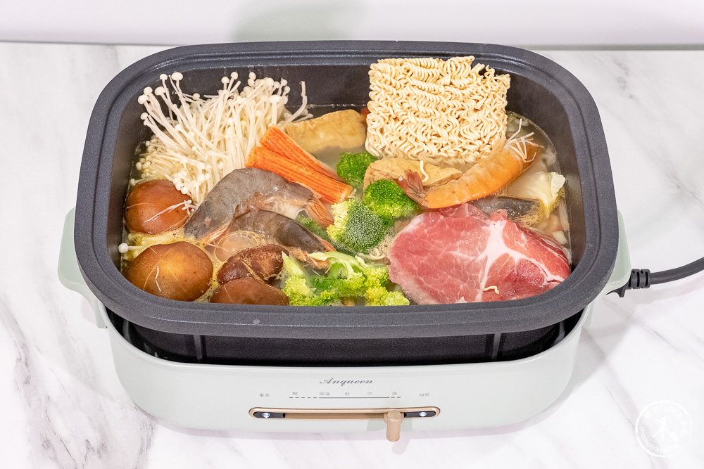 Anqueen安晴多功能料理鍋|在家烤肉.章魚燒.煎煮炒炸蒸.一台就搞定!!!(文末團購優惠價限時開