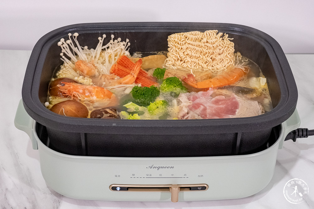 Anqueen安晴多功能料理鍋|在家烤肉.章魚燒.煎煮炒炸蒸.一台就搞定!!!(文末團購優惠價限時開