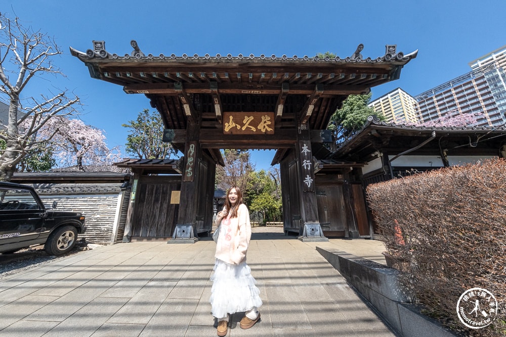 東京賞櫻景點|本行寺-優美的枝垂櫻穿越500年的寧靜-JR日暮里-近谷中商店街