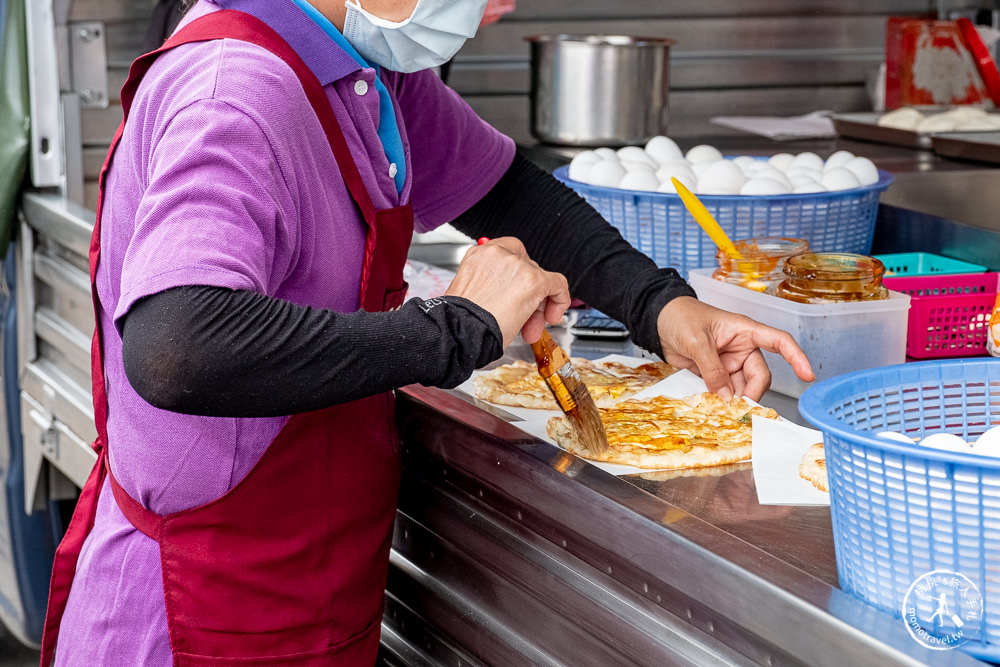 台中大甲美食》宜吉九層塔粉蔥餅│在地人推薦 鎮瀾宮周邊必買小吃