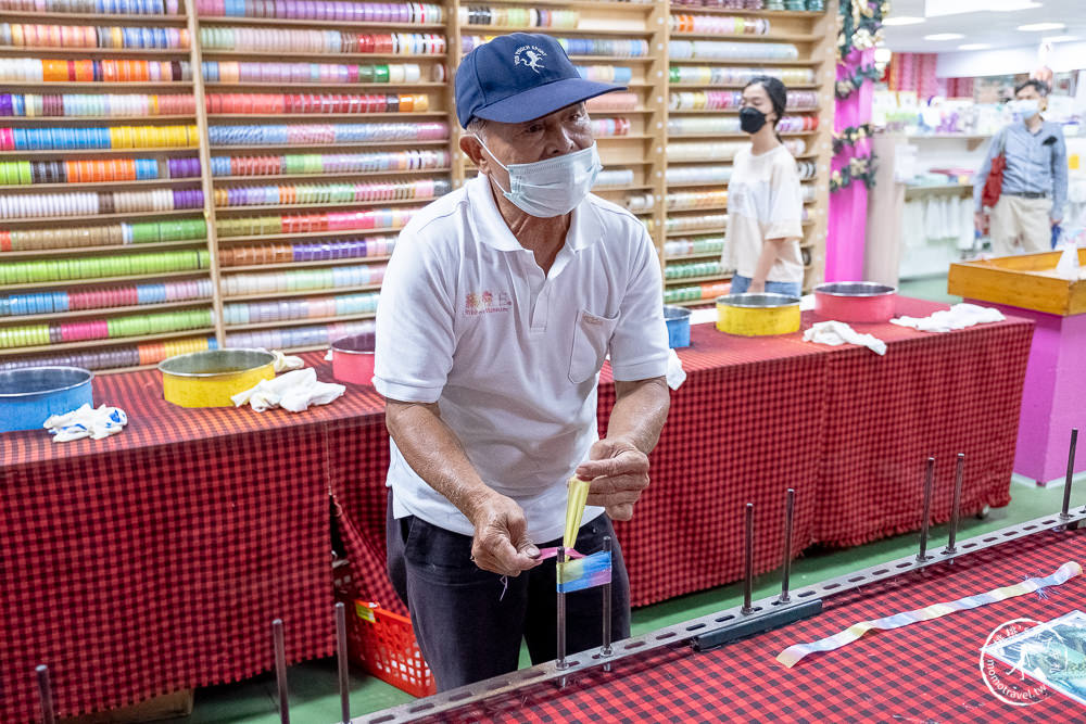 彰化鹿港景點|緞帶王觀光工廠(免門票)|適合情侶拍照打卡、親子遊玩 DIY手作的緞帶博物館