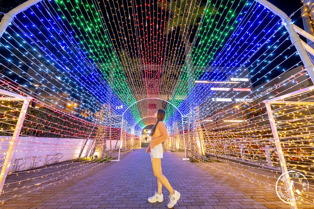 2020聖誕節活動》林口三井OUTLET 熱帶水果渡假島│聖誕點燈看點.巨型熱帶水果鳥位置.交通停車介紹