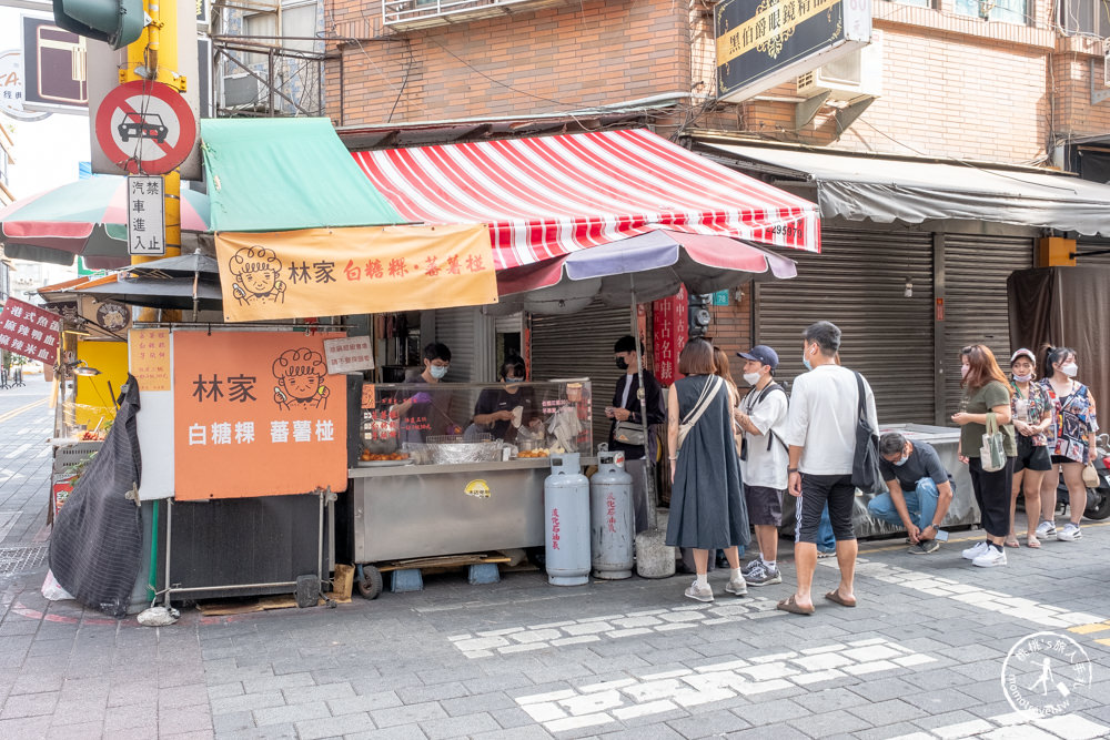台南中西區美食|林家白糖粿.蕃薯椪.芋頭餅|國華街附近市場必吃這一攤!!!