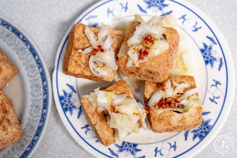彰化田中美食|田中原橋頭臭豆腐|外酥內嫩完美搭配豬血湯