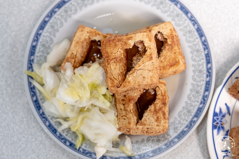 彰化田中美食|田中原橋頭臭豆腐|外酥內嫩完美搭配豬血湯