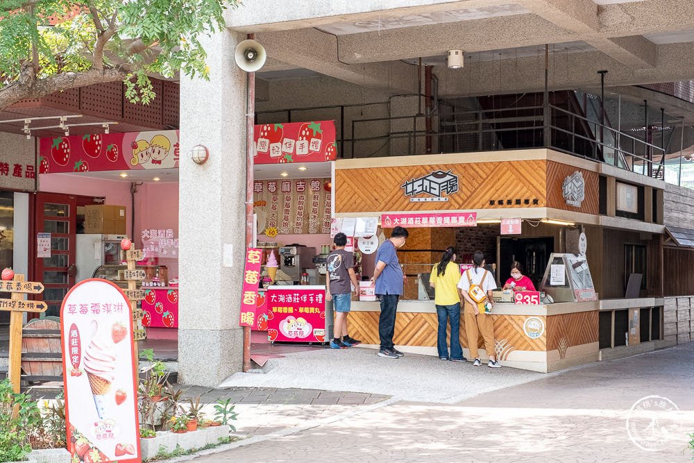 苗栗大湖酒莊|巨無霸草莓景點．草莓文化館．必買草莓酒商品介紹