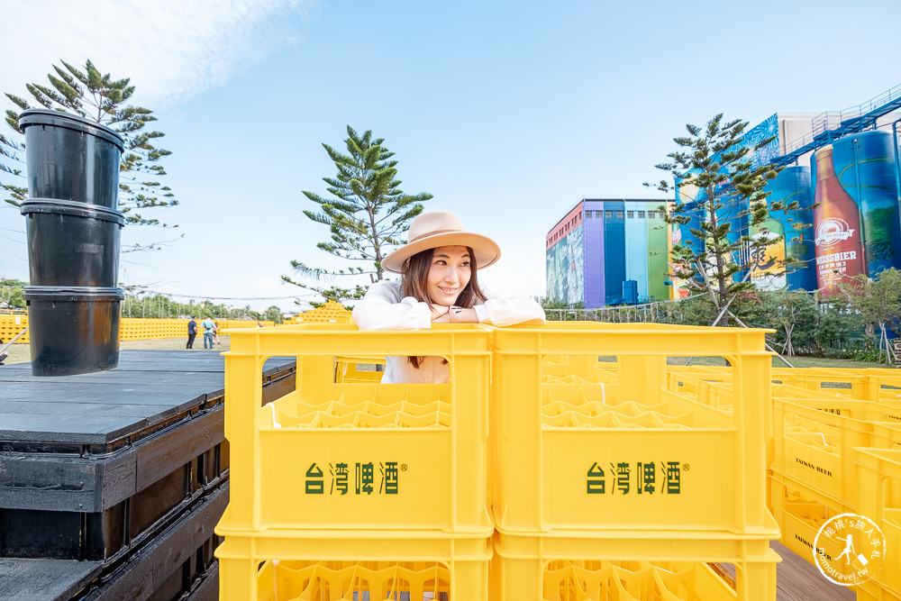 苗栗竹南景點》竹南啤酒廠2021新增拍照點(免門票)│啤酒公園五層樓高巨大啤酒瓶來這拍！