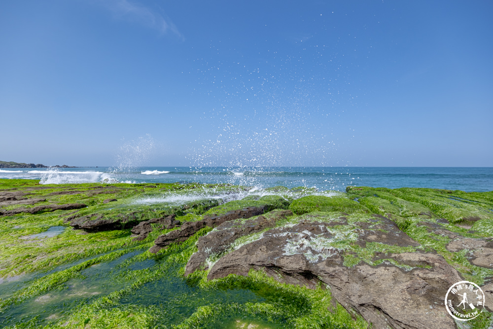 新北石門景點|老梅綠石槽(免門票)－季節限定 北海岸抹茶地毯海岸線．錯過明年再見