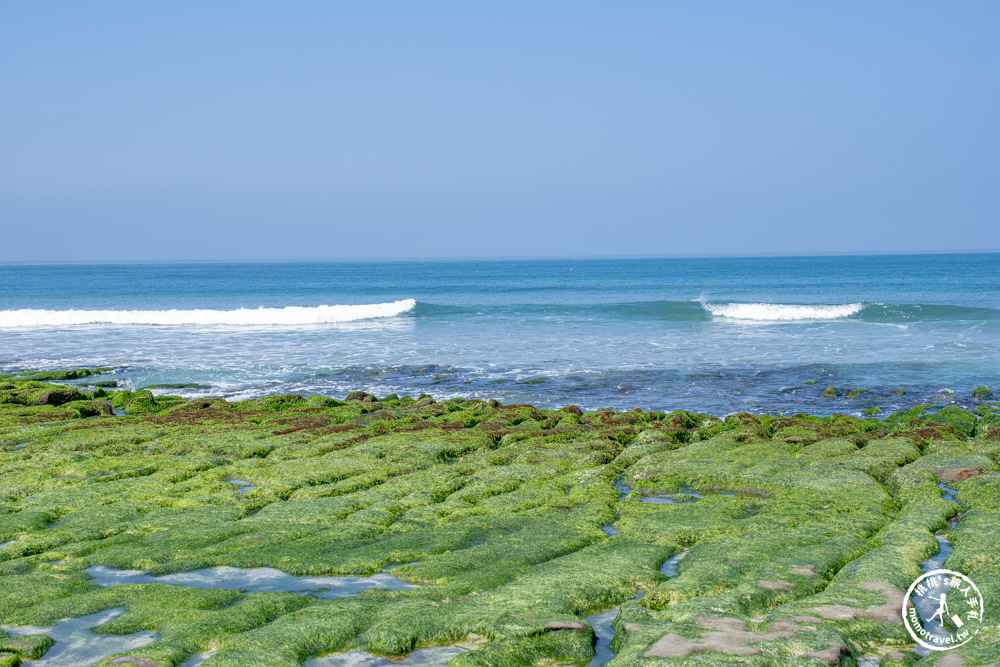 新北石門景點|老梅綠石槽(免門票)－季節限定 北海岸抹茶地毯海岸線．錯過明年再見