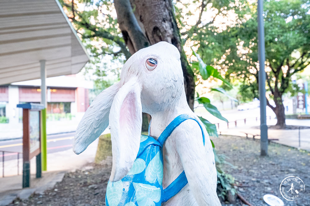 宜蘭新景點》礁溪溫泉公園 驚喜發現 幾米小兔子