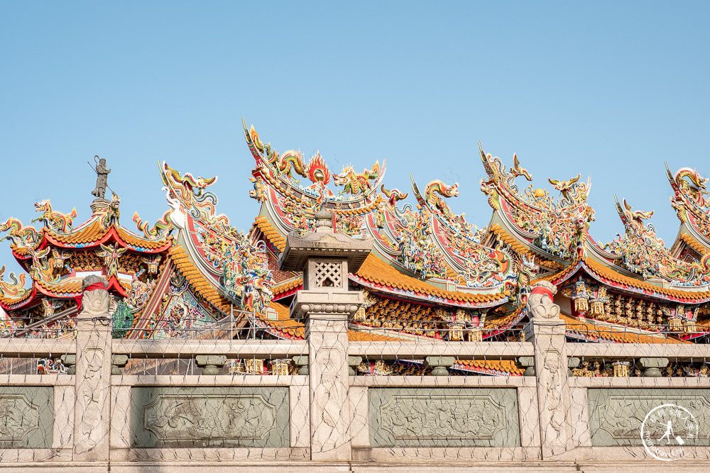 新北林口|竹林山觀音寺櫻花景點|在華麗廟宇建築與庭園中漫步賞櫻|很靈驗香火鼎盛