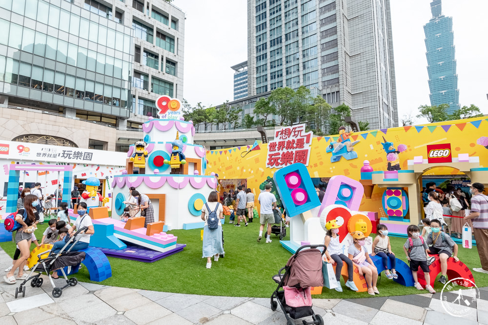 LEGO樂高|想玩世界就是玩樂園|快閃台北統一時代百貨夢廣場|免費玩闖關拿贈品