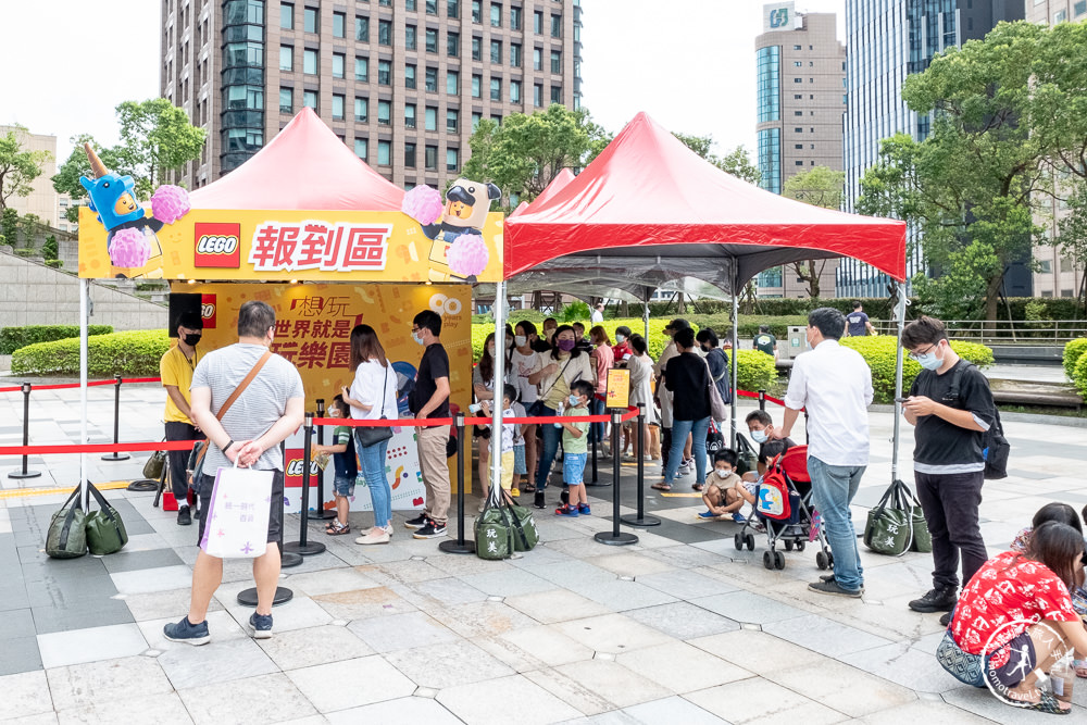 LEGO樂高|想玩世界就是玩樂園|快閃台北統一時代百貨夢廣場|免費玩闖關拿贈品