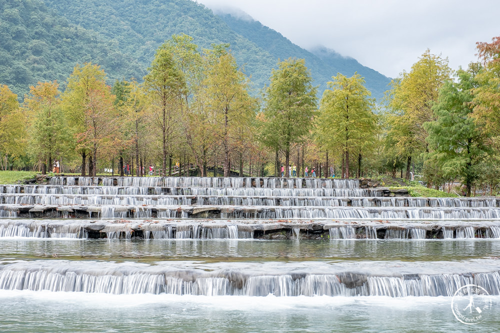 宜蘭礁溪景點|三層坪水土保持農塘教育園區-階梯瀑布+水漾落羽松|何時開放.如何預約.詳細介紹