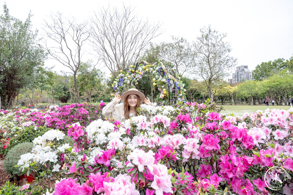 台北大安景點|大安森林公園杜鵑花季|市區賞花推薦景點.搭捷運就能到.最新花況.活動時間介紹