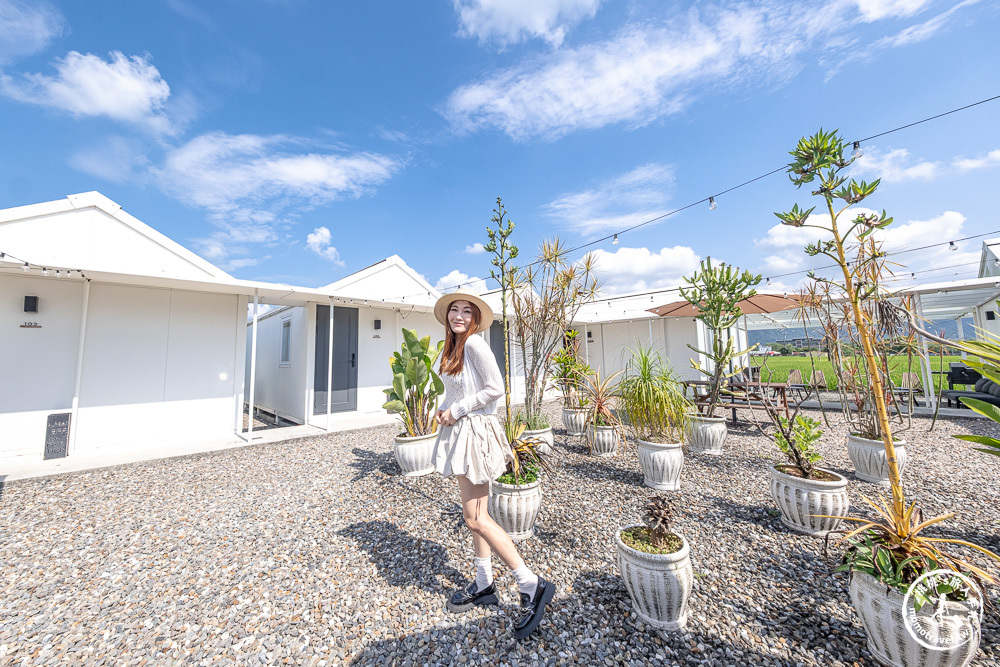 宜蘭三星住宿|和煦人野純白小屋，住進稻田中央的純白小屋，享受療癒田園慢旅行