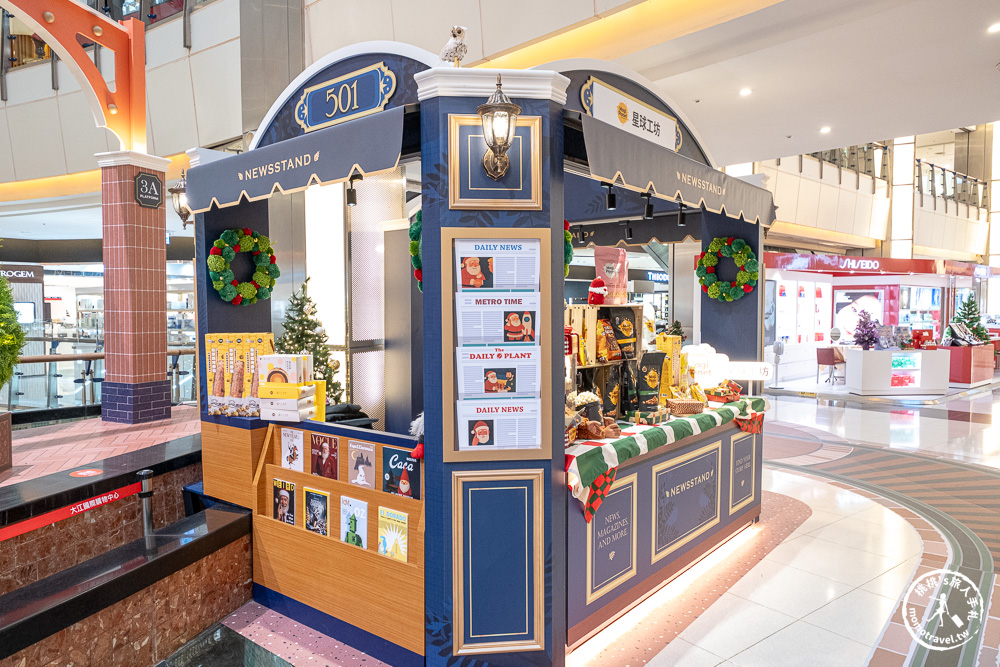 不知道去哪，那就去大江！桃園最好逛的商場，2025年最具話題的年輕人一條街！全桃最美打卡mall 室內聖誕車站、聖誕市集 就在大江購物中心！