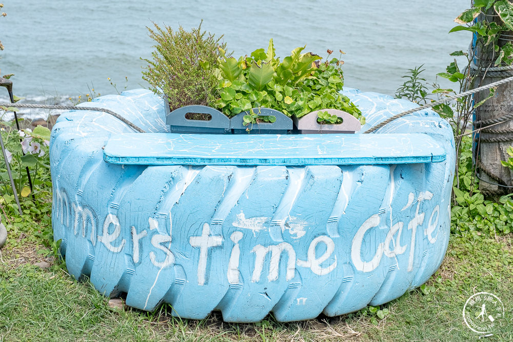 新北林口海景咖啡廳》行動咖啡Summer's Time│藍天大海無敵海景盡收眼底！