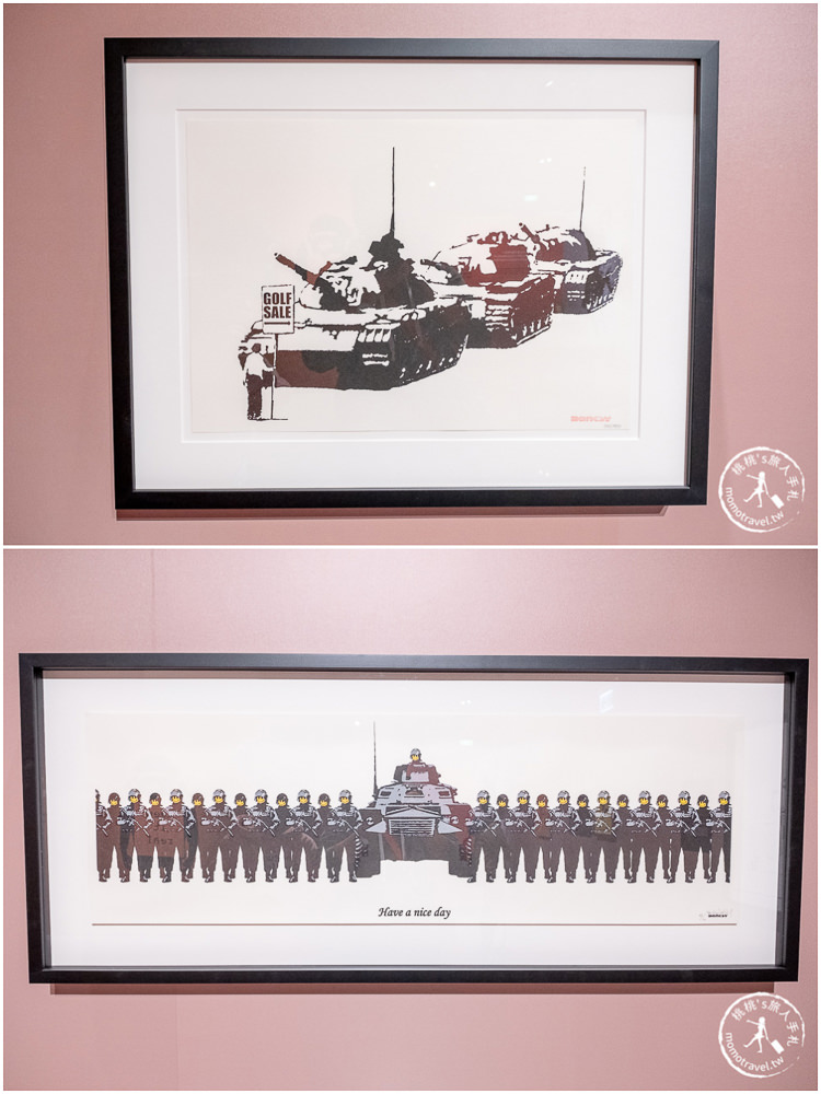 台北展覽》世界最神秘街頭塗鴉大師 班克斯展覽來台！│認證真跡就在I LOVE BANKSY特展(展期.購票.看點.商品介紹)