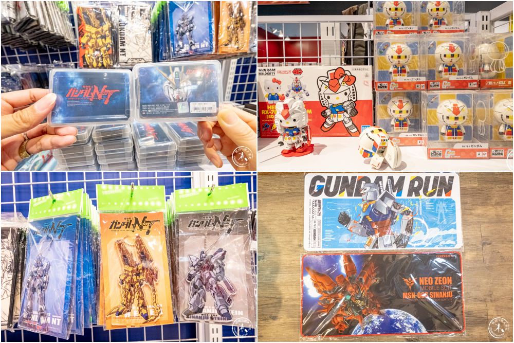 快閃店》鋼彈路跑GUNDAM RUN TAIPE限定快閃店(免門票)│210公分巨型初鋼RX-78-2經典登場 (展期.看點.商品價格)