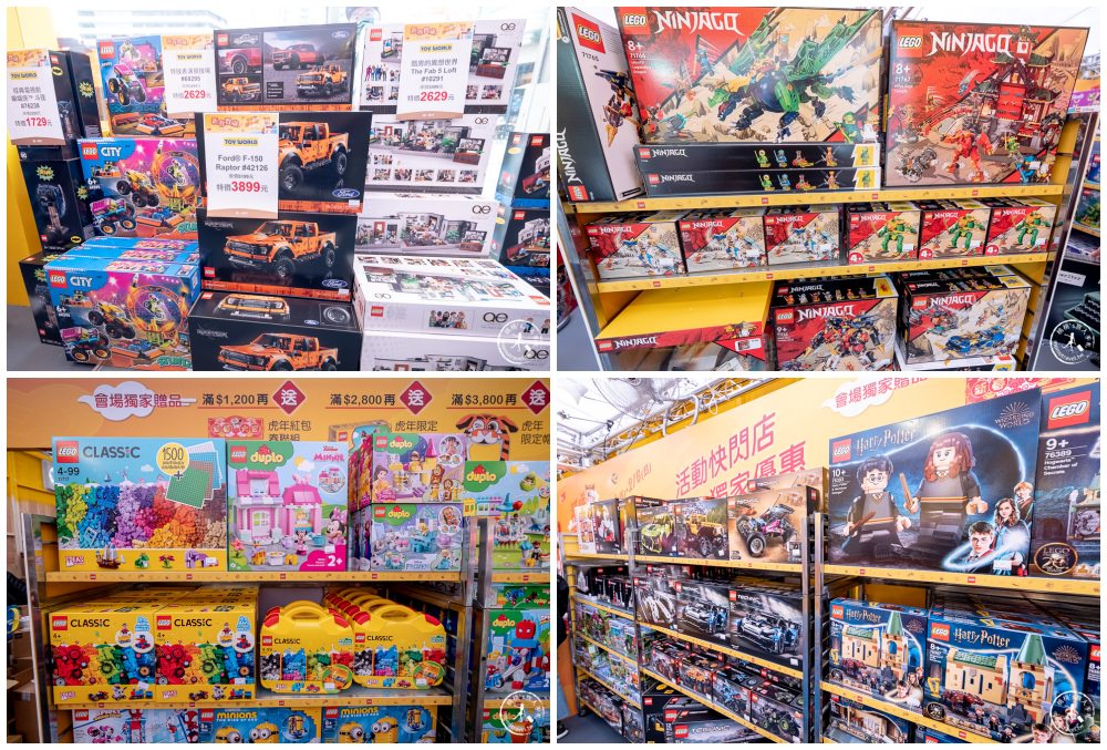 LEGO樂高虎年新春免費玩「福虎雲中城」降臨台北統一時代百貨夢廣場