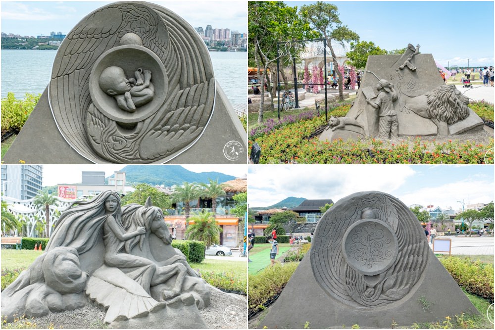 2022八里城市沙雕展|花海景觀+夜間光雕 八里左岸公園 日夜都好玩!