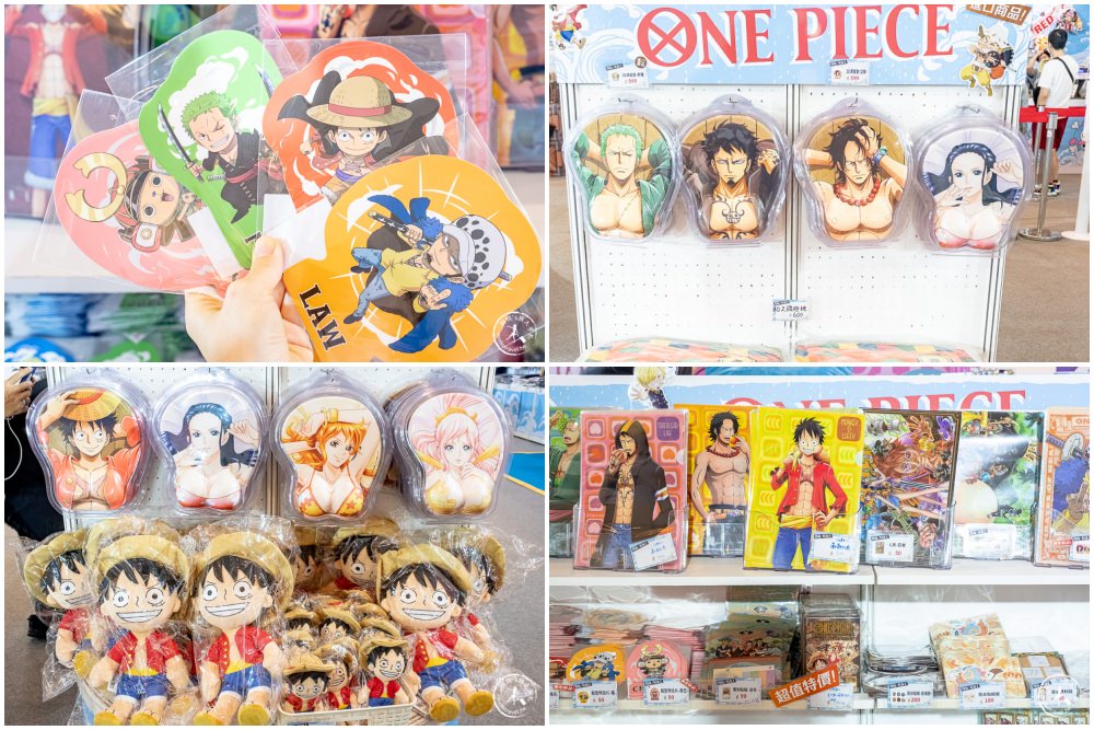 開箱!航海王快閃店|最新劇場版:紅髮歌姬+草帽一夥大型打卡展區+限量周邊商品及贈品活動|新光三越台北南西店一館啟航!!